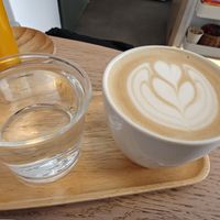 Cappuccino at 4minutes Cafe in Budapest