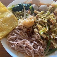 Vegan Tom Yum! Delicious  at Kaek Kao Kua in Bangkok