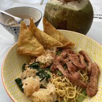 Moodaeng noods  at Kaek Kao Kua in Bangkok