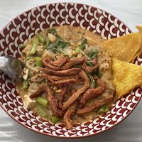 My ‘Build your own bowl’, 178 baht  at Kaek Kao Kua in Bangkok