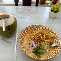 Kao Soi 27 (curry noodle soup). Yum!  at Kaek Kao Kua in Bangkok