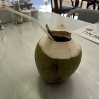 Coconut water   at Kaek Kao Kua in Bangkok