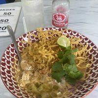 The Kao Soi...So good!!  at Kaek Kao Kua in Bangkok