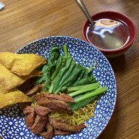 Bamee Moodaeng  at Kaek Kao Kua in Bangkok