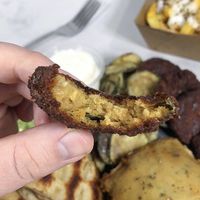 Chickpea Fritter at Eat Greek in Worcester