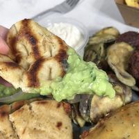 Pitta with avocado tzatziki  at Eat Greek in Worcester
