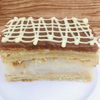 Milhoja vegan  at The Vegan Bakery (formerly Panadería Rocks) in Bogota