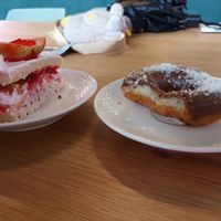 Brazo de reina y cocodona at The Vegan Bakery (formerly Panadería Rocks) in Bogota