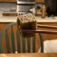 Chive cakes at Lots of Eats in North Andover