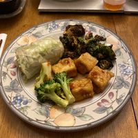 Spring rolls, brussel sprouts, Fried Tofu at Lots of Eats in North Andover