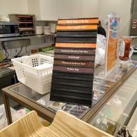 Label for ingredients at Cedele - Novena Square in Central Singapore