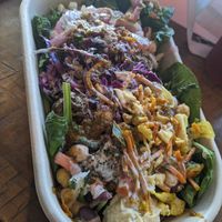 Veggies and falafel at Mezeh - Crystal City in Arlington