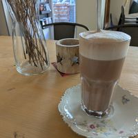 The hot chocolate - I don't recommend it at Trivitys in Berlin