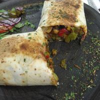 Golden Roll - Vegan Burrito at Chillig Dornach in Linz