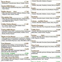 Speisekarte/Menu Part 1 at Chillig Dornach in Linz
