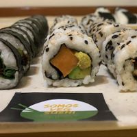 Mediterraneo roll/ Boniato roll/ Osaka roll at Somos Veg Sushi  in Rosario