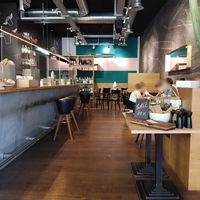 Interior at Mani's Coffee & Bagels in Thun