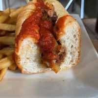 Vegan cheesesteak  at Ruffino's Italian Kitchen & Pizzeria in Zionsville