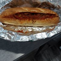 Vegan Philly steak to go. at Ruffino's Italian Kitchen & Pizzeria in Zionsville