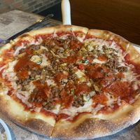 Philly Beyond “cheesesteak” Pizza, Small  at Ruffino's Italian Kitchen & Pizzeria in Zionsville
