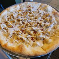 Vegan chick’n bacon ranch pizzaa  at Ruffino's Italian Kitchen & Pizzeria in Zionsville