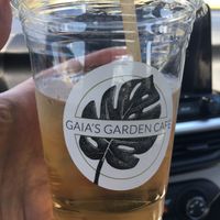 Lemon Meringue Iced Tea  at Gaia's Garden Cafe in St George