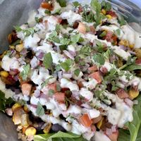 Southwest Salad  at Gaia's Garden Cafe in St George