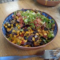 Nachos at Gaia's Garden Cafe in St George