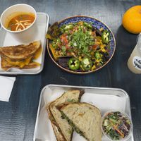   at Gaia's Garden Cafe in St George