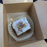 Carrot Cake at Gaia's Garden Cafe in St George