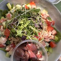 Mediterranean Rice Bowl   at Gaia's Garden Cafe in St George
