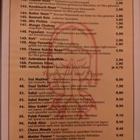 Menu 3. at Aastha in Berlin