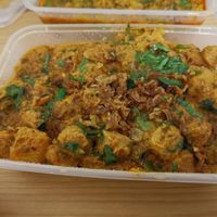 Aloo Soya Marsala (potatoes and soya chunks) at Saffron Indian in Pissouri