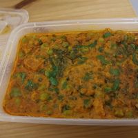 Gobi Matter (cauliflower and green peas) at Saffron Indian in Pissouri