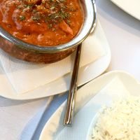  Gobi Mukhni & rice at Saffron Indian in Pissouri