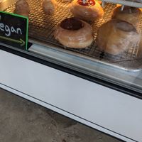 Bottom row all vegan at Onus Donuts in Santa Barbara