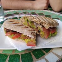 Jade sandwich at CactusBerry in Santiago