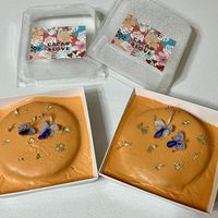 Thai tea cakes  at Cacao & Love in Bangkok