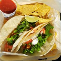 Vegan tacos at Preference in Anchorage