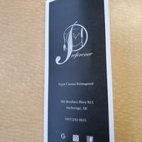 Everything is yummy 😋 at Preference in Anchorage