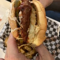 Western burger at Preference in Anchorage