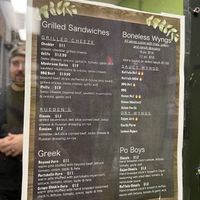 Menu  at Preference in Anchorage