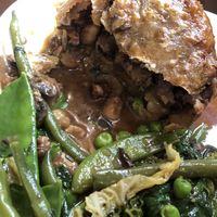 Inside the Sunday roast suet pudding  at The Tanners Arms in Newcastle Upon Tyne