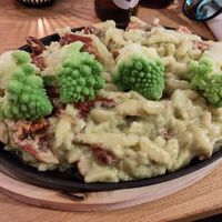 Vegan spätzle: creamy and filling at Restaurant Aal Eechternoach in Echternach