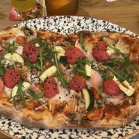 Pinsa vegan deluxe  at Restaurant Aal Eechternoach in Echternach