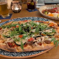 Pinsa Deluxe at Restaurant Aal Eechternoach in Echternach