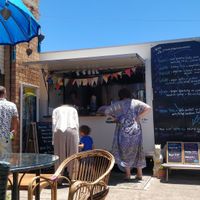 Truck and seating at Freaks of Nature in Culburra Beach