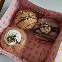 Pumpkin, peanut and cookie dough at Brammibal's Donuts - Friedrichshain in Berlin