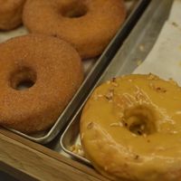 sugar and mango donuts at Brammibal's Donuts - Friedrichshain in Berlin