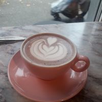 Hot chocolate :) at Brammibal's Donuts - Friedrichshain in Berlin